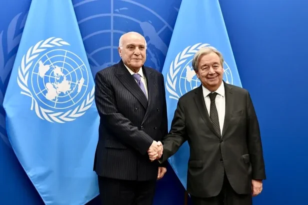 Foreign Minister Attaf Holds Talks with UN Chief Guterres