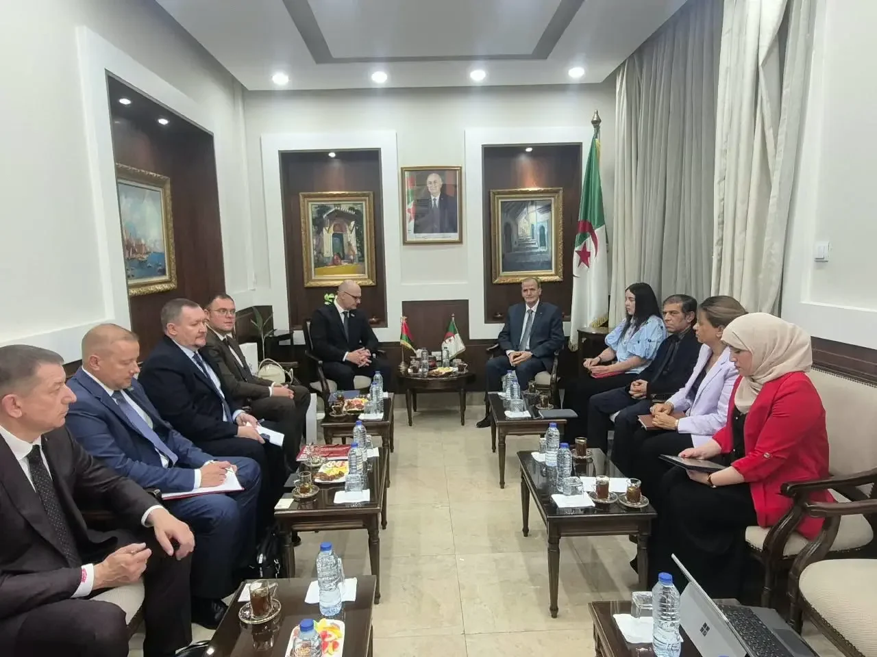 Trade Minister Rezig Meets Belarusian Envoy on Economic Ties
