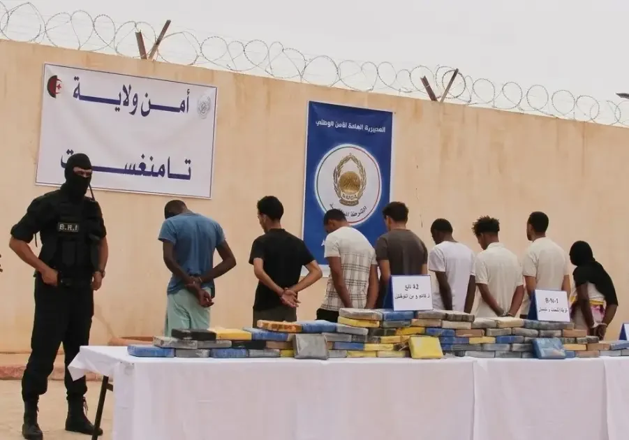 Over 82kg Cocaine Seized, Eight Arrested in Tamanrasset Drug Bust