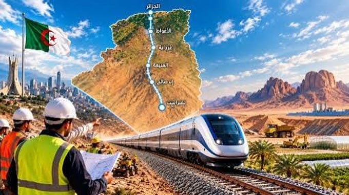 1,581 km Saharan Rail Project Ordered, Tamanrasset to Start