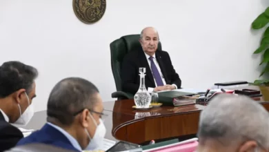 Algerian President Cabinet Meeting 2021