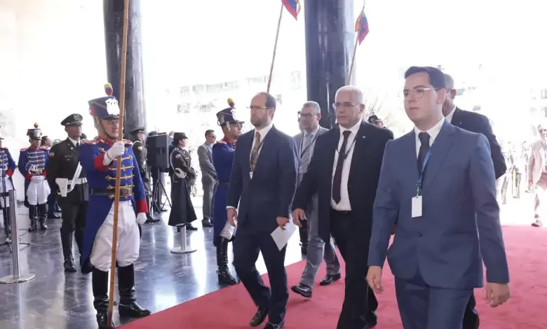 Ibrahim Boughali Attends Inauguration of Ecuador's President Daniel Noboa