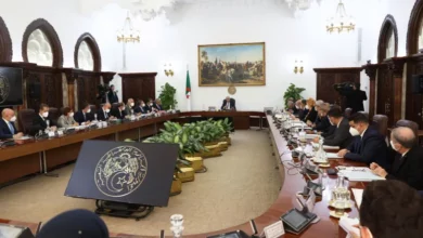 Cabinet Meeting Algeria