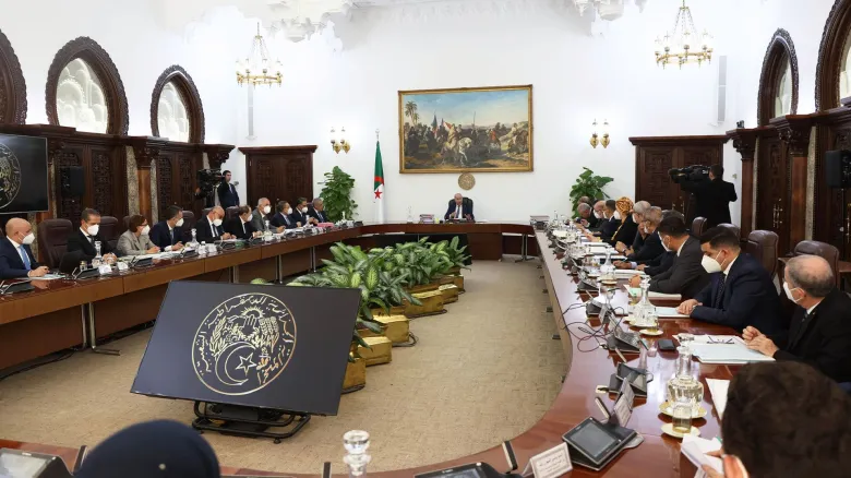 Cabinet Meeting Algeria