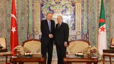 Erdogan Praises Algeria Palestinian Issue