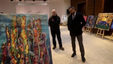 Palestinian Ministry of Culture Opens "100 Paintings from Gaza" Exhibition in Ramallah