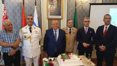 Algerian Embassy in Moscow Independence celebration