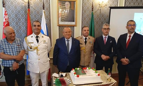 Algerian Embassy in Moscow Independence celebration