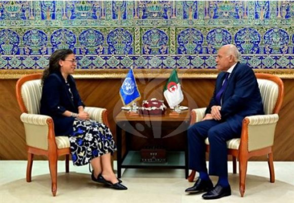 Algerian Foreign Minister Meets with UN Support Mission Head for Libya