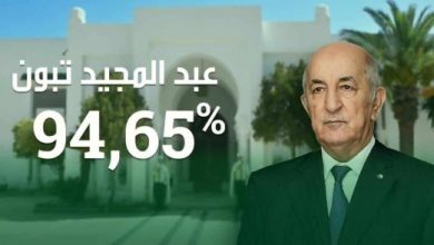 Abdelmadjid Tebboune re-elected