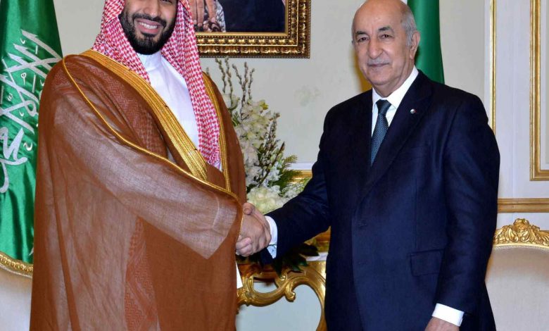 President Tebboune Call with Crown Prince Mohammed bin Salman