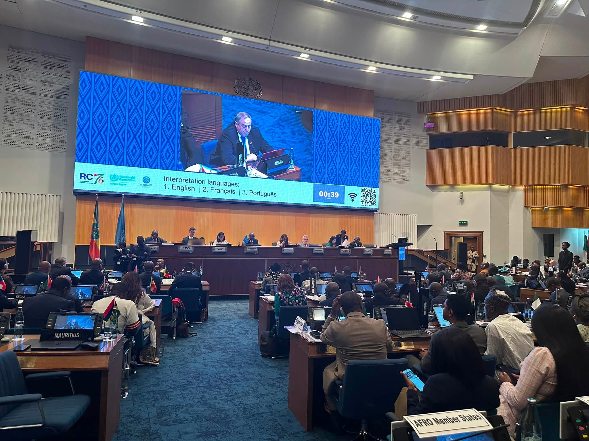 WHO Regional Committee: Algeria Details Health Gains, Pledges African Support