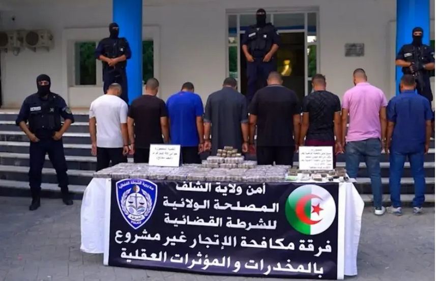 National Security Forces Seize 61 kg of Kif, Arrest Nine