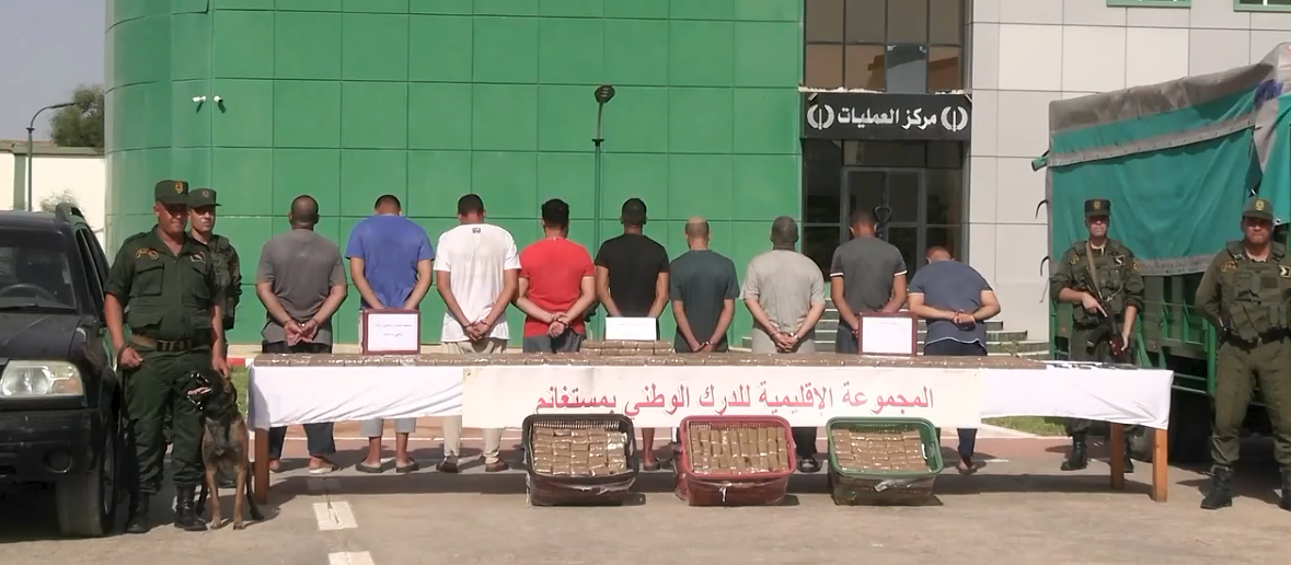 Mostaganem Gendarmerie Seizes 196kg Kif, Halts Global Network