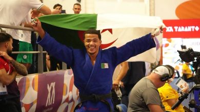 Judo Gold Medal Awarded to Dris at Taranto Games