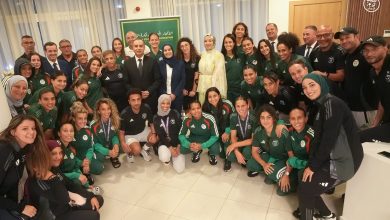 Women's National Football Team Receives Distinguished Welcome
