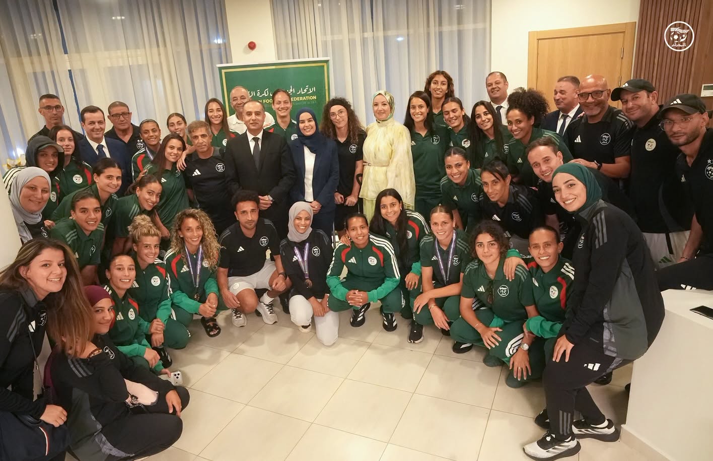 Women's National Football Team Receives Distinguished Welcome