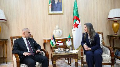 Khalida Boufedèche Meets Palestinian Envoy on Solidarity