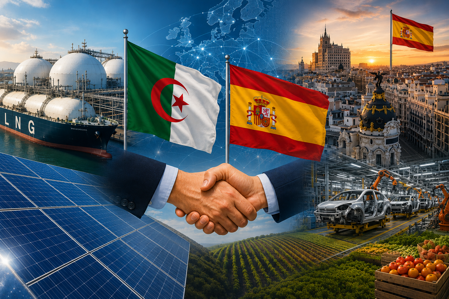 Algerian Gas Dominates Spanish Market with 41.7% Share, Solidifying Key Energy Supplier Role