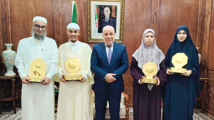 National Religious Affairs Minister Celebrates Quran Champions