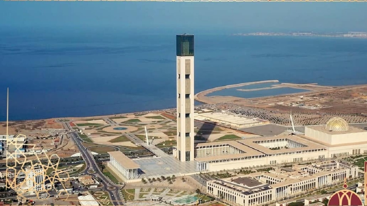 Stunning Aerial Video Showcases Grand Mosque of Algiers' Architectural Splendor