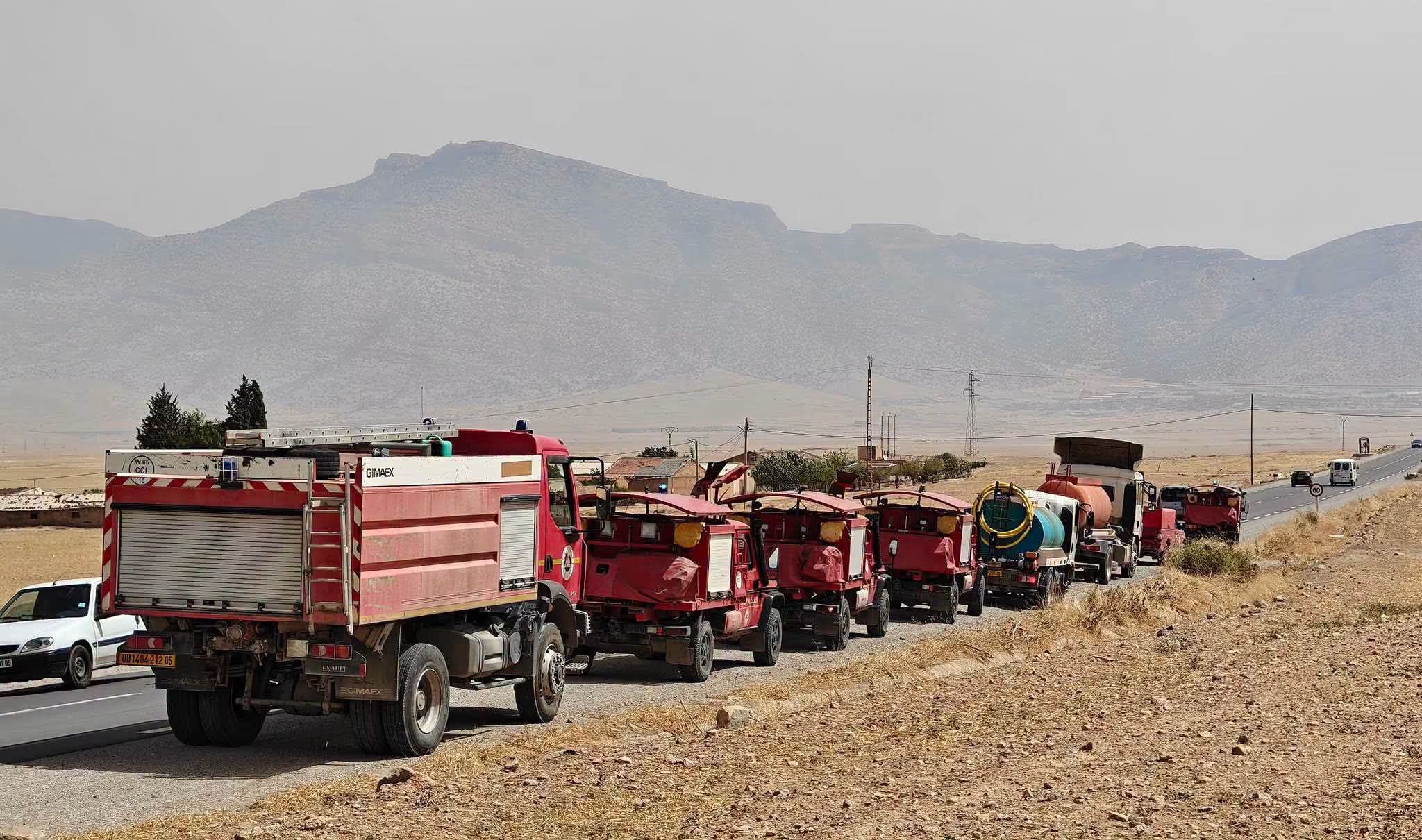 Civil Protection Services Continue Fire Control Efforts