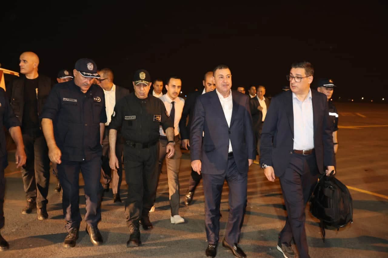 Jijel Receives High-Level Delegation for Fire Response