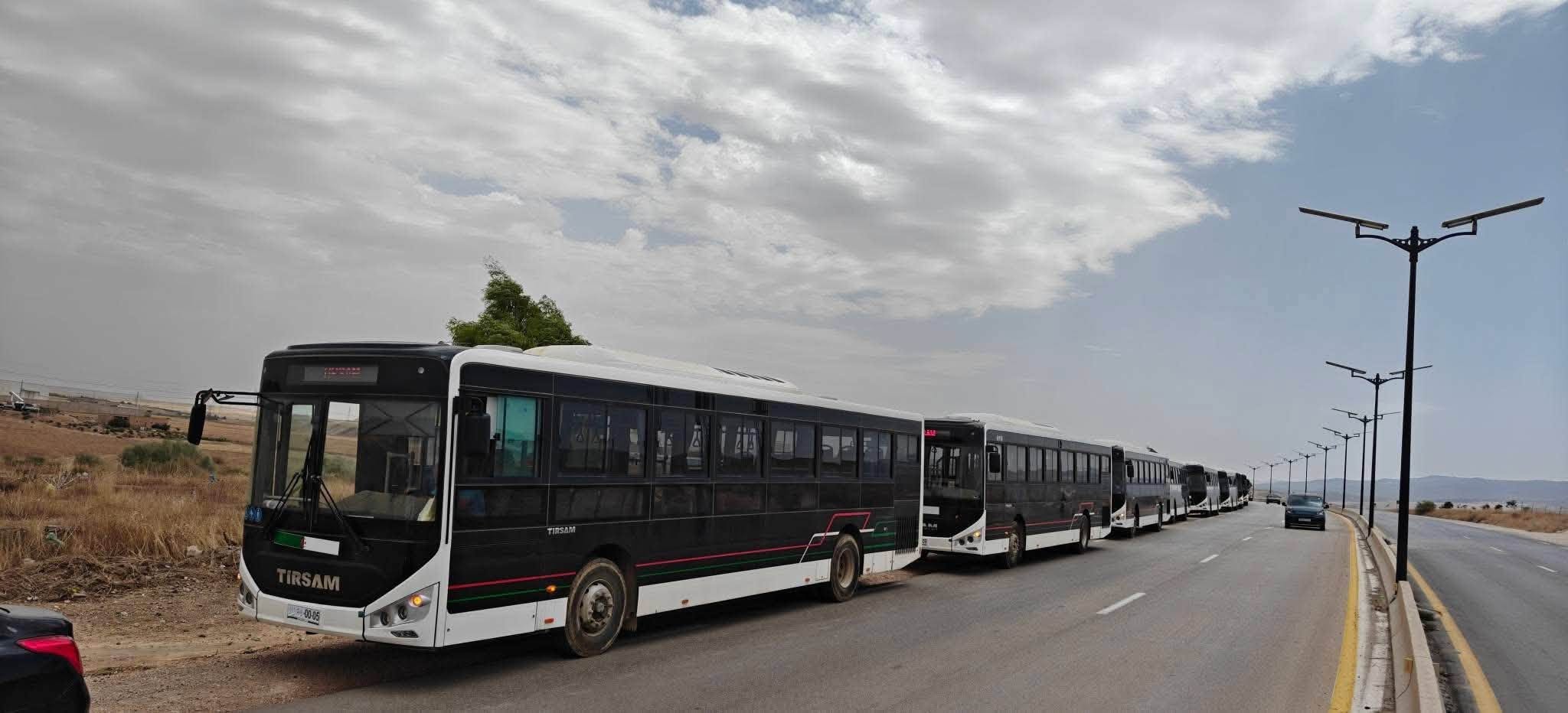 100-Seat Bus Batch Arrives in Batna for Public Transport