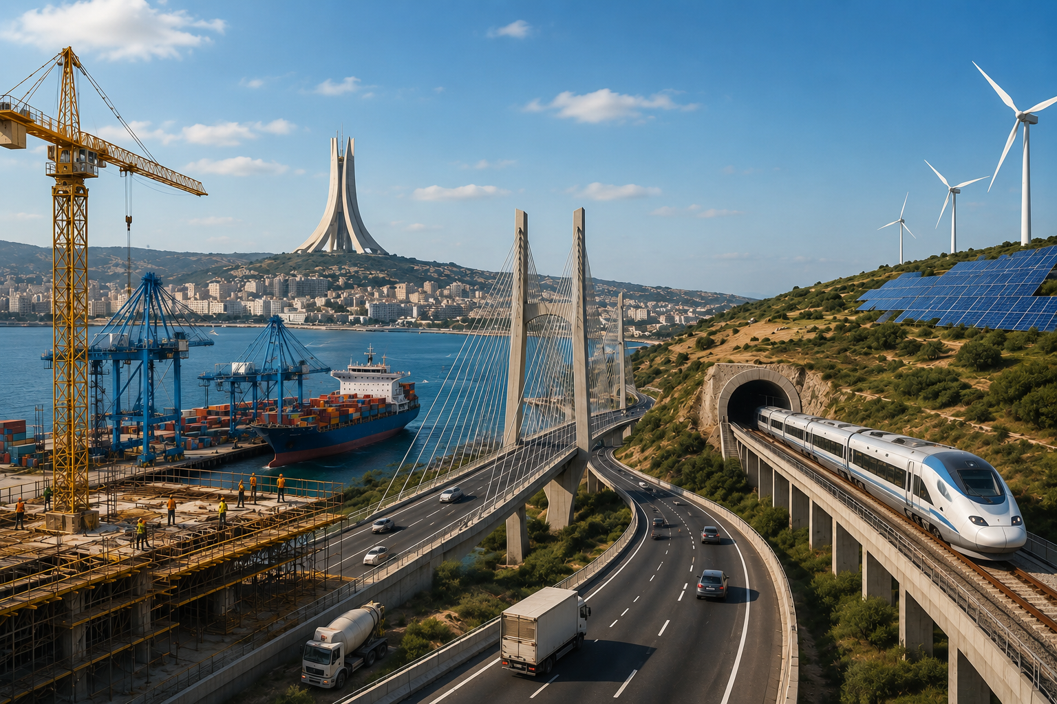 Public Works Ministry Accelerates Key Project Completion in Algiers