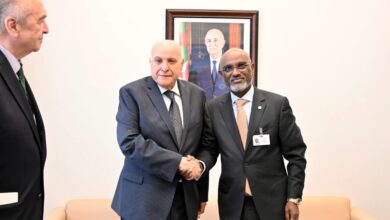 Minister Attaf Holds Bilateral Talks with Libyan, Ugandan, Sierra Leonean Ministers
