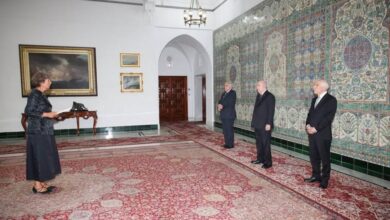 Four Nations' Ambassadors Present Credentials to President Tebboune