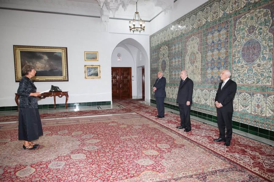 Four Nations' Ambassadors Present Credentials to President Tebboune