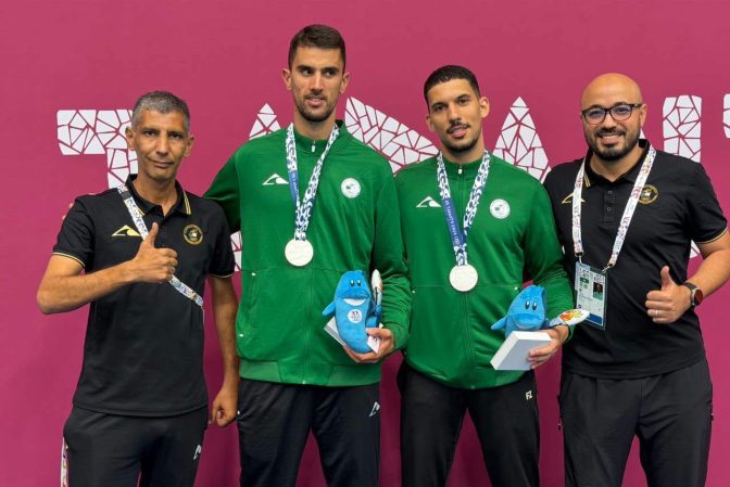 Maamari, Medel Claim Badminton Silver at Taranto Games