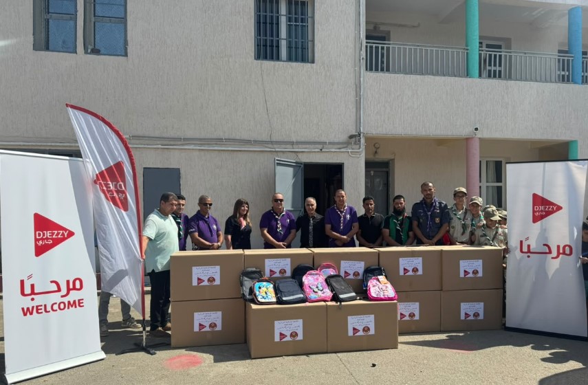 Djezzy, Scouts Launch Annual School Supply Campaign