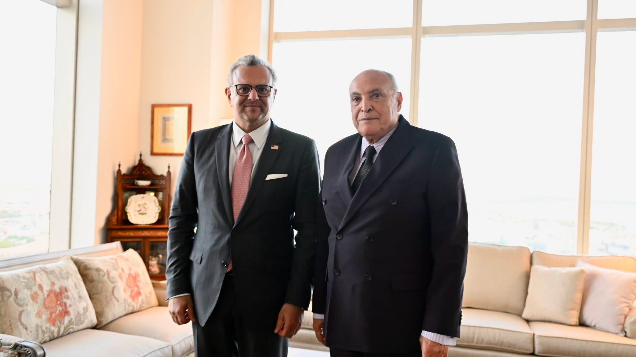 Attaf, Senior US Advisor Review Bilateral Ties in New York
