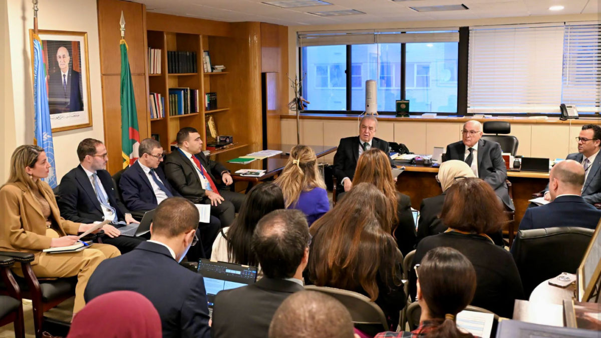 New York Hosts Attaf for UN General Assembly Discussions