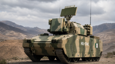HQ-17 Air Defense System Seen in Algerian Camouflage