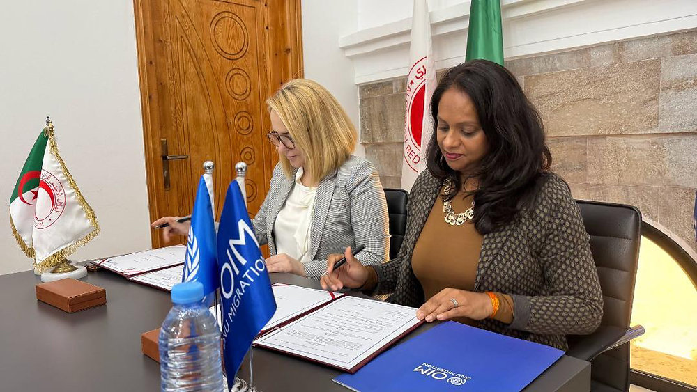 Red Crescent, IOM Sign Migrant Support Memorandum in Algiers