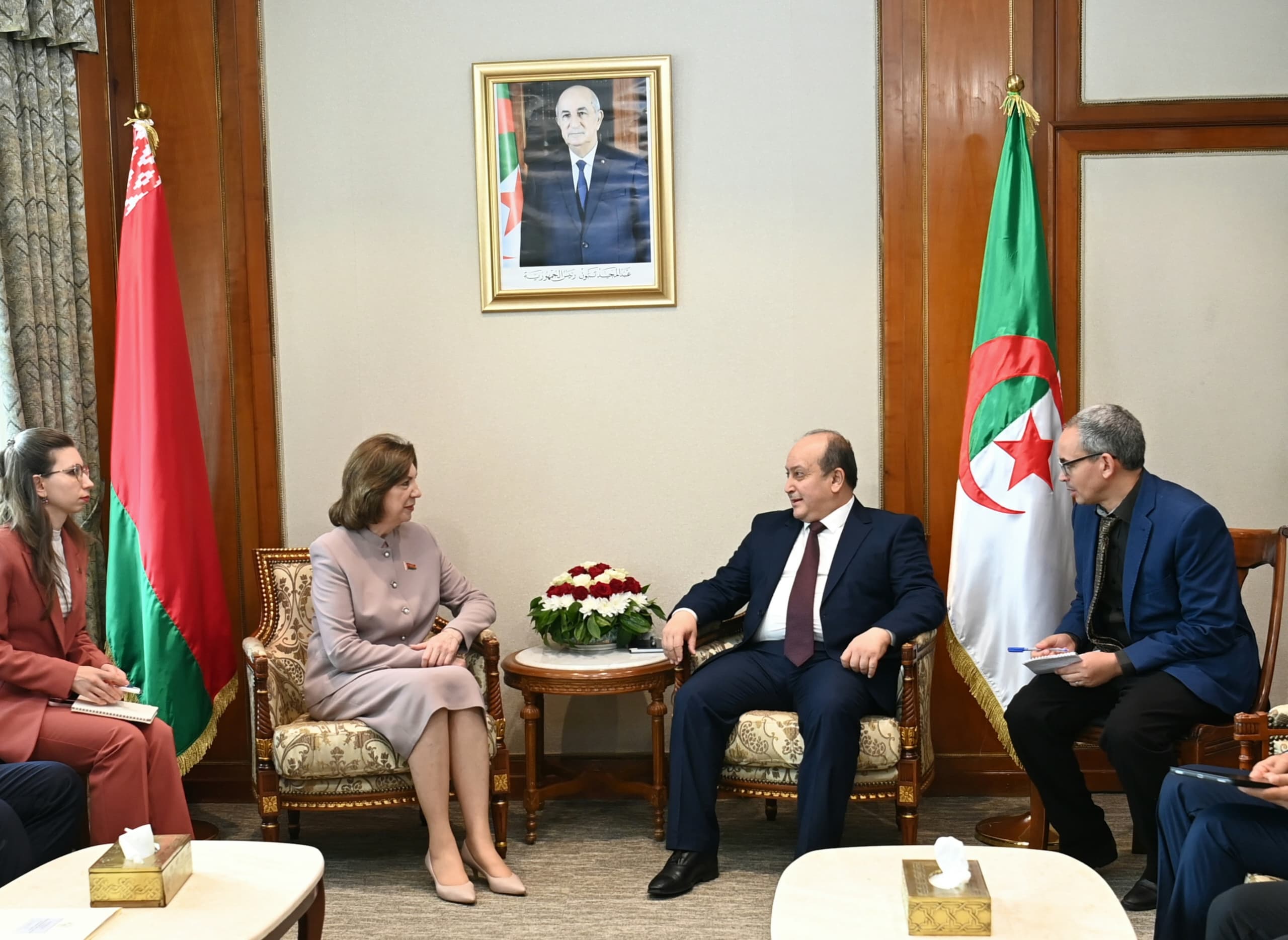 Belarusian Parliament President Meets Algerian Leadership on Cooperation