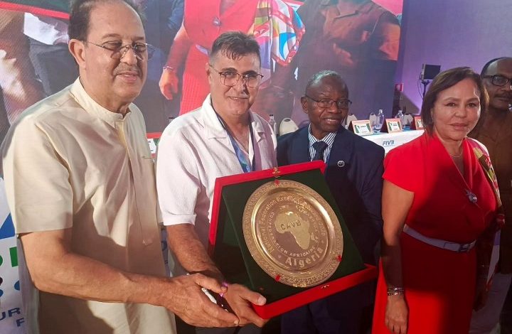 FAVB Honored for Contributions to African Volleyball