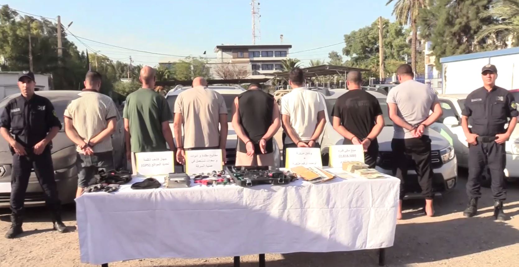 Seven Suspects Arrested in Algiers Vehicle Theft Case