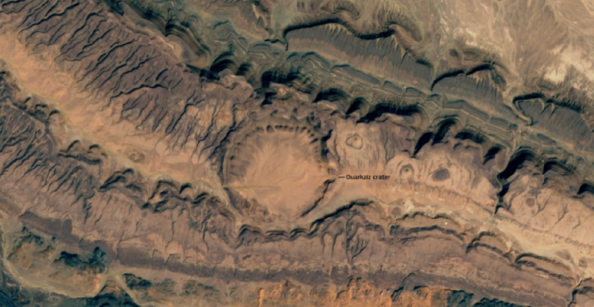 Ouerkziz Meteor Crater Dated to 10,000 Years