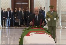 High Officials Join President's Tribute to Boualem Boualem in Algiers