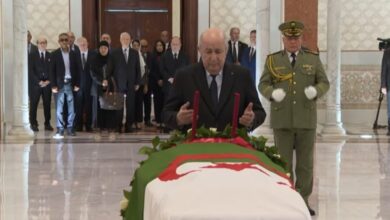 High Officials Join President's Tribute to Boualem Boualem in Algiers