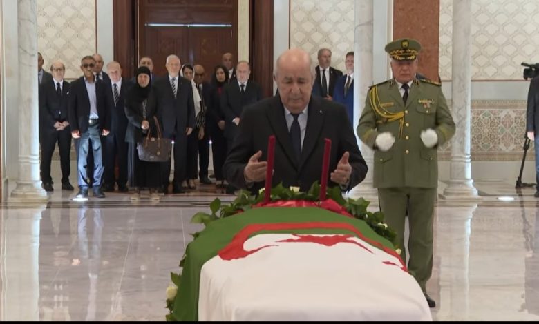 High Officials Join President's Tribute to Boualem Boualem in Algiers